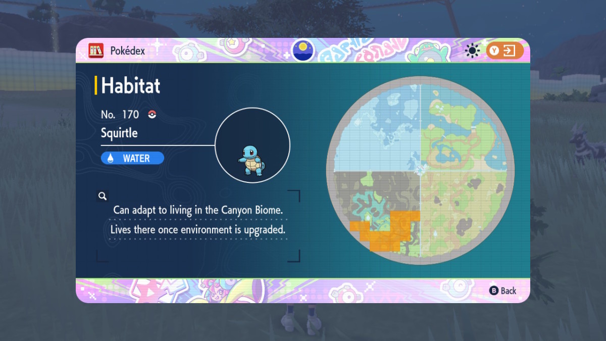 Pokemon SV DLC Squirtle location